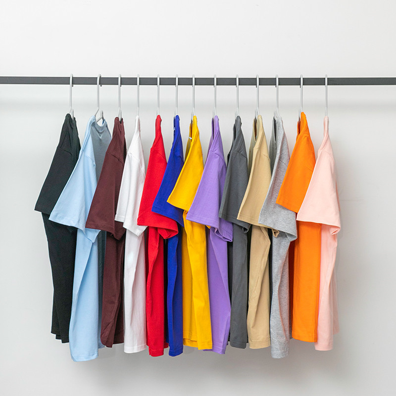 Mens's T-shirts Bright Color Cotton T-Shirt Summer Solid Short Sleeve T-Shirts