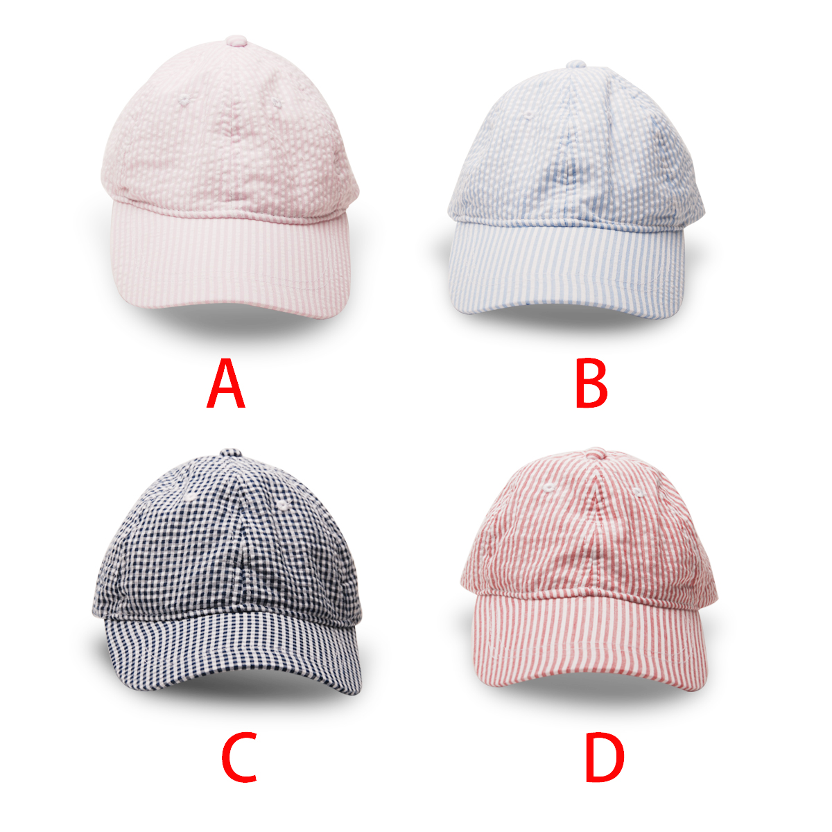 Монограммой в крепированную полоску Ball Cap хип-хоп регулируемая детская шляпа бейсболка headgearfor От 2 до 8 лет дети DMA6037