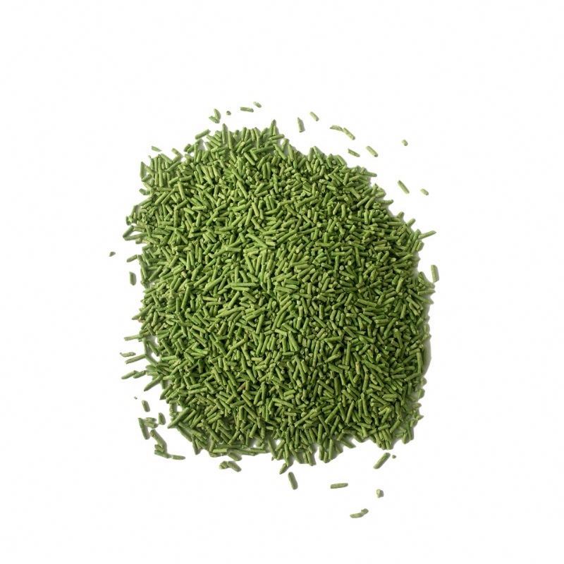 Hot Selling Flushable Crushed Eco Green Tea Tofu Cat Litter For Pet Cleaning