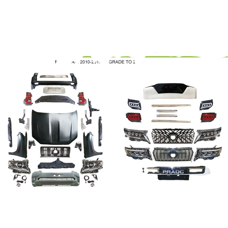 Комплекты кузова для Toyota Prado Land cruiser 150, старшая версия, изменение на новую версию 2010-2017, обновление на 2018