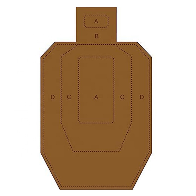 Стрельба бумага целевой IPSC съемки для целей практики стрельбы бумаги