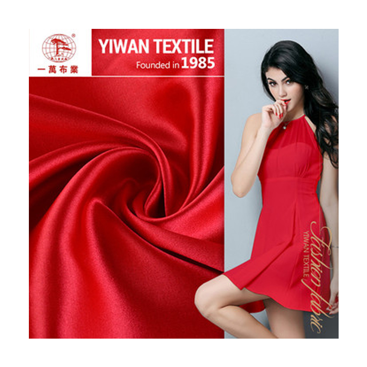 Organic Silk Fabric Soild Color satin designer fabric plain silk fabric
