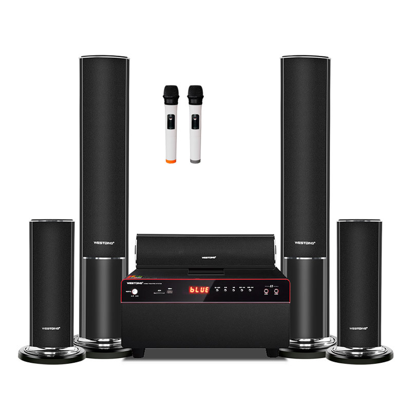 Vofull Беспроводная Hifi Super Bass, караоке, Большая музыка, DVD Soundbar, динамик, система для cine en casa 5,1 //