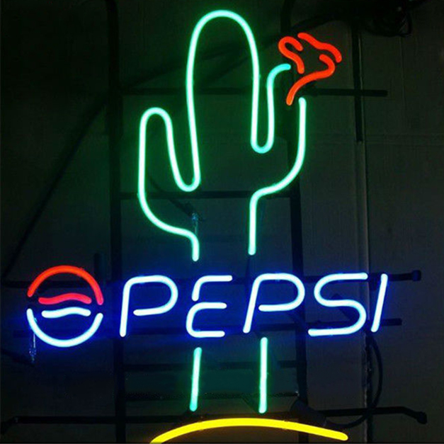 Неоновая вывеска PEPSI