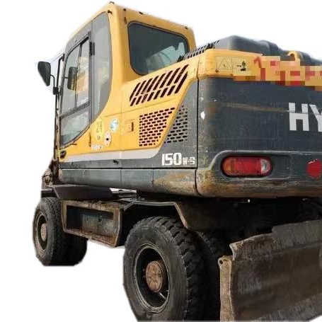Б/у Hyunda-я R150W-9 колесный экскаватор с хорошем состоянии и хорошая цена лучшее для строительства