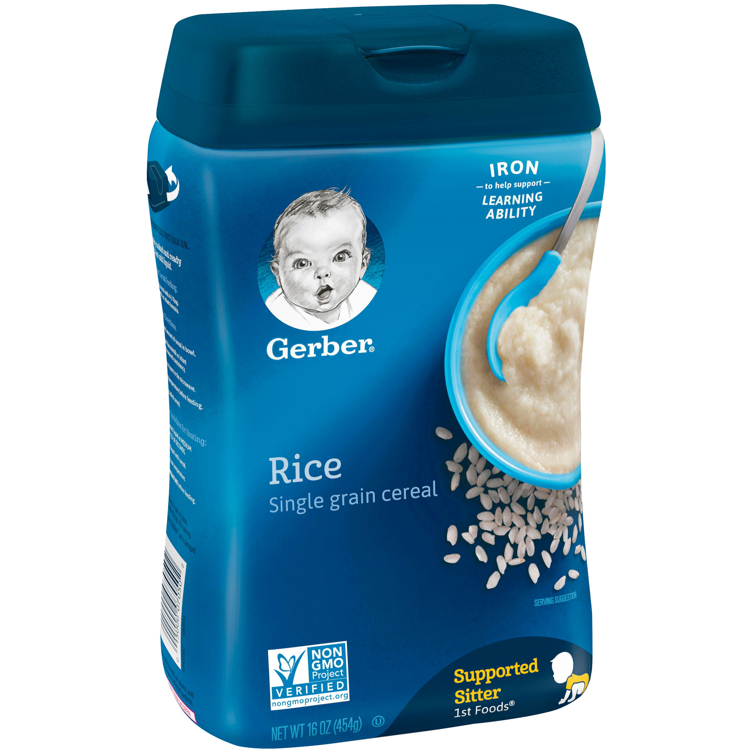Зерновые рисовые хлопья Gerber для младенцев, 227 г