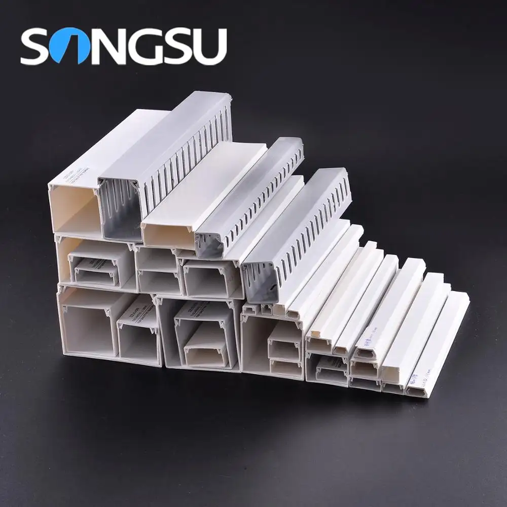 Pvc Cable Trunking China China Supplier All Size Rectangle Outdoor Cable Trunking/Pvc Channel Protection For Wire And Cable