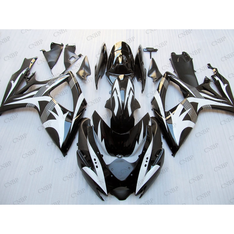 GSX R 600 06 Кузов GSXR600 07 кузов GSX R 600 2006 - 2007 K6 Обтекатели Черный Белый
