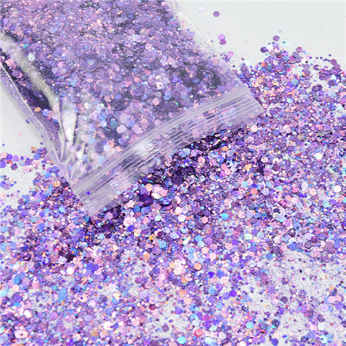 Chunky Glitter Beauty Set for Body Cheeks and Hair Festival and Party Face and Nails Beauty Makeup