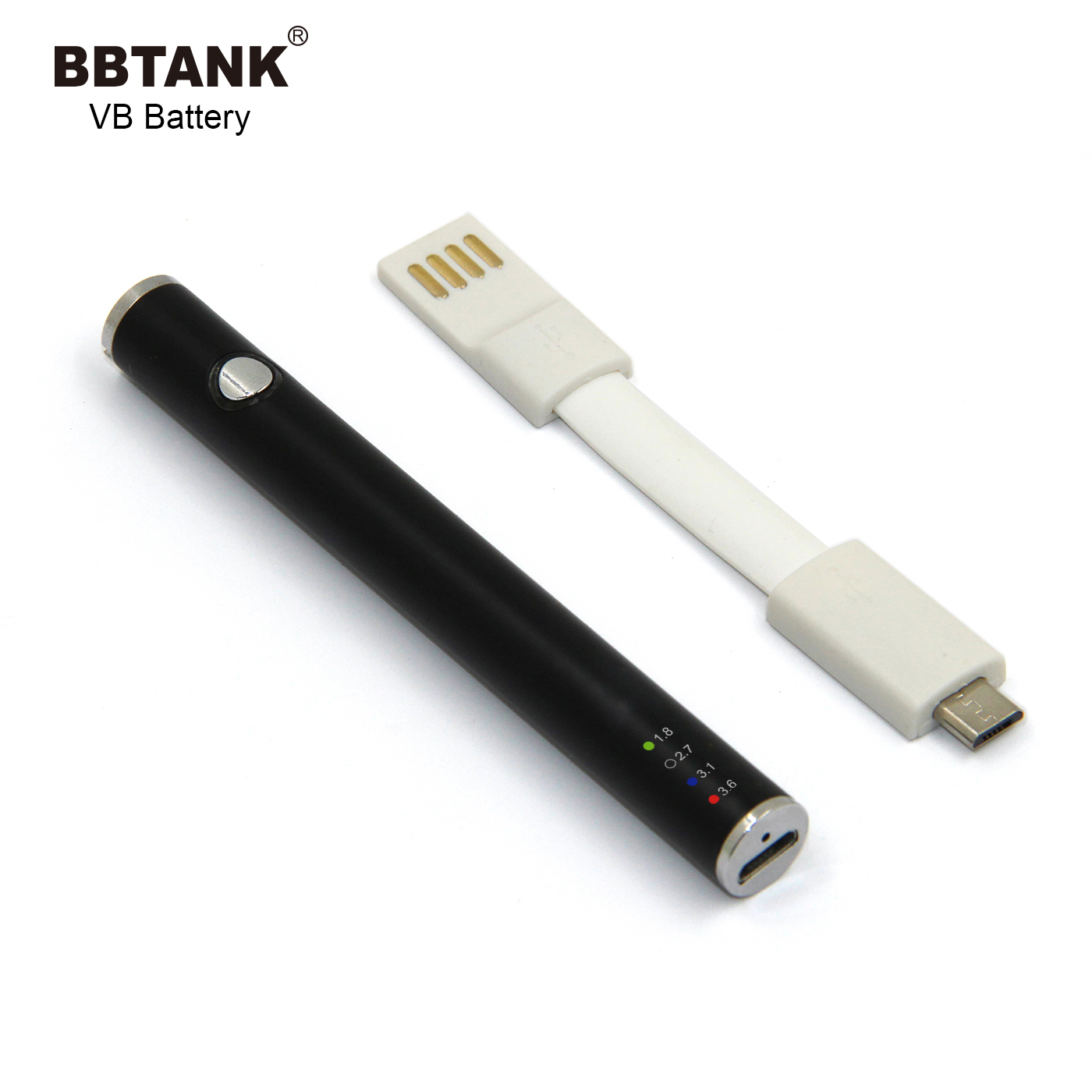 Оптовая продажа 510 кнопка с резьбой микро usb аккумуляторная батарея 350mAh масло Vape ручка батарея