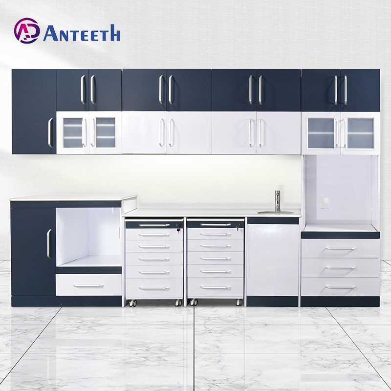Мебель стоматологической клиники Anteeth, Современная стерилизация, УФ-шкаф из нержавеющей стали с мобильным стоматологическим шкафом