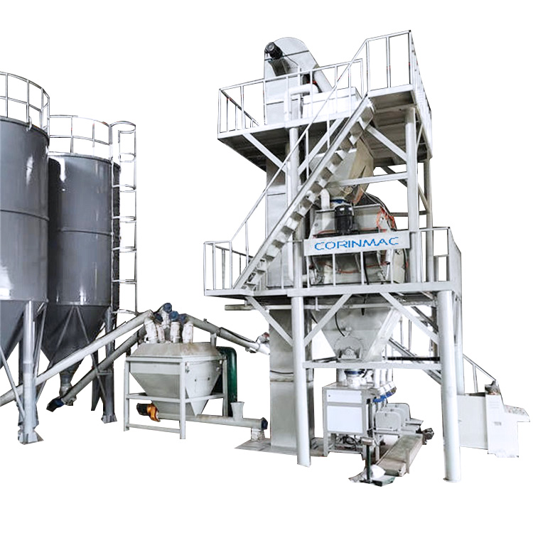 Factory Price Premixed Automatic Dry Production Line For Tile Adhesive Mortar