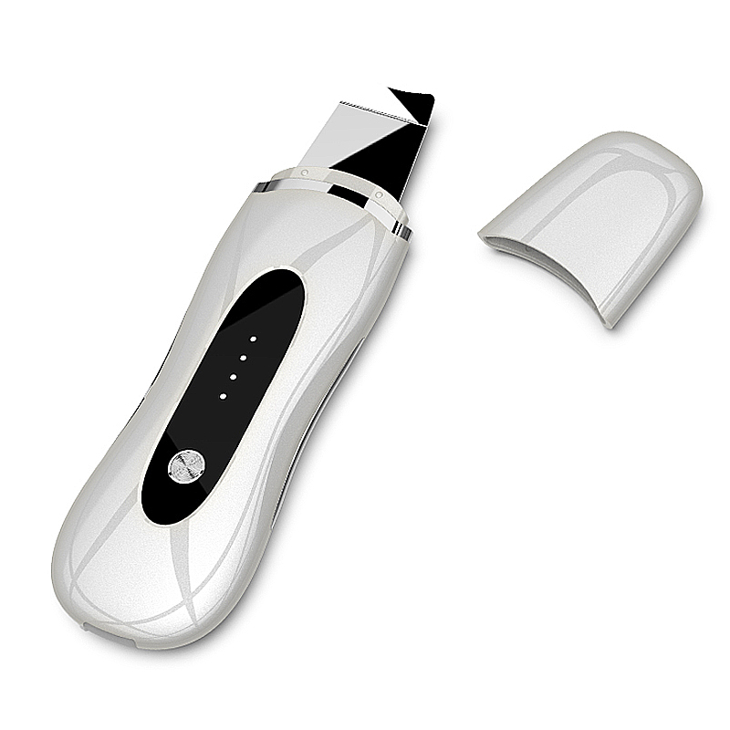 New Ultrasonic Ion Remove Blackheads Portable Professional Ultrasonic Facial Cavitation Peeling Skin Scrubber