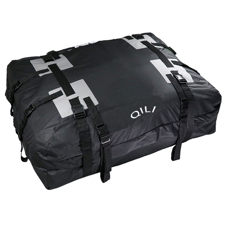 Car modification gift Waterproof roof bag 500D PVC 15 cubic feet vehicle car roof cargo carrier roof bag