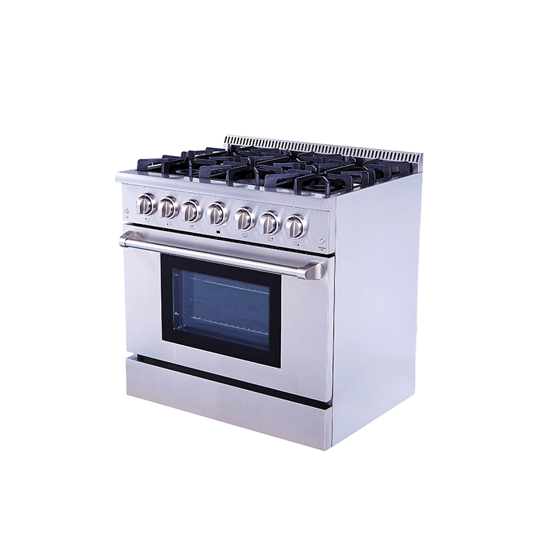 2019 Новый 36 дюймов Freestanding из нержавеющей стали Электрический духовой шкаф газовой плиты