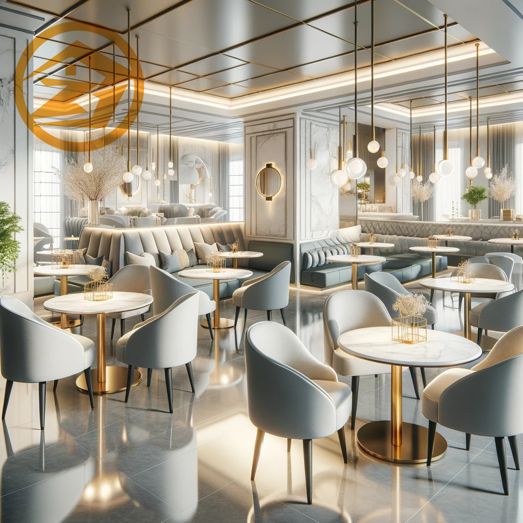 China coffee shop furniture Cafe Restaurant tables and chairs marble tables restaurant