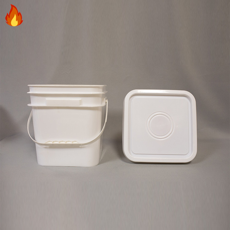 2021 New Fashion Folding Bucket with Collapsible Plastic Foldable Square Tub Portable Fishing Water Pail Outdoor Domestic