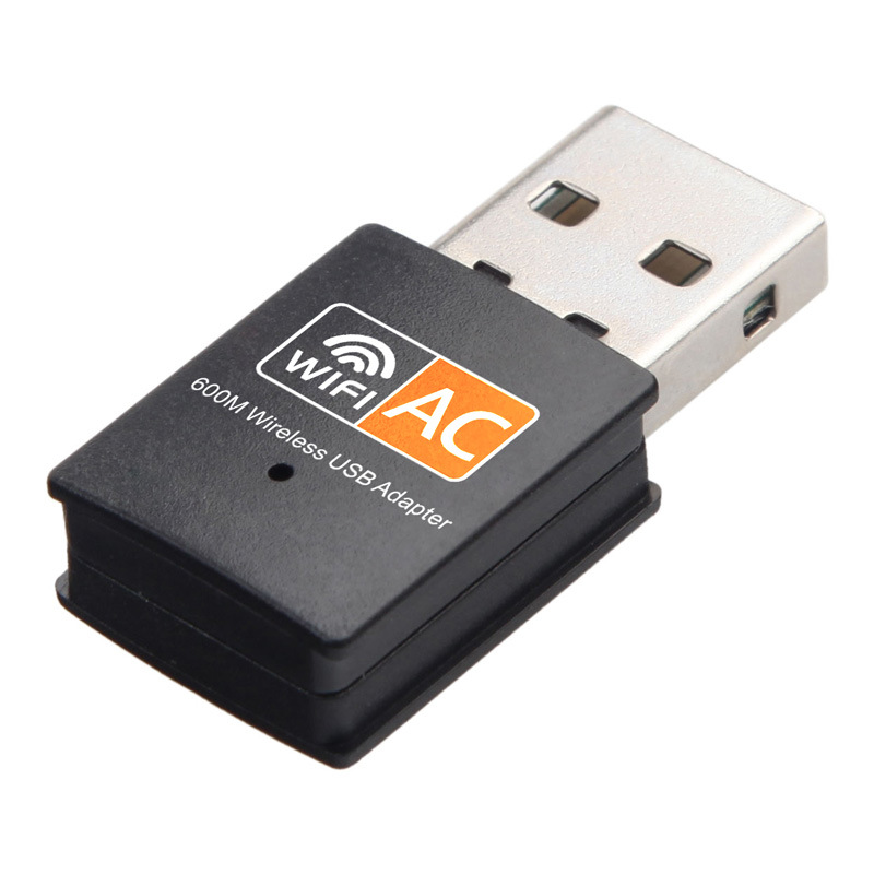 Wholesale 2.4/5Ghz 600Mbps Wireless USB WiFi Network Adapter AC Mini Wi-fi Receiver For TV