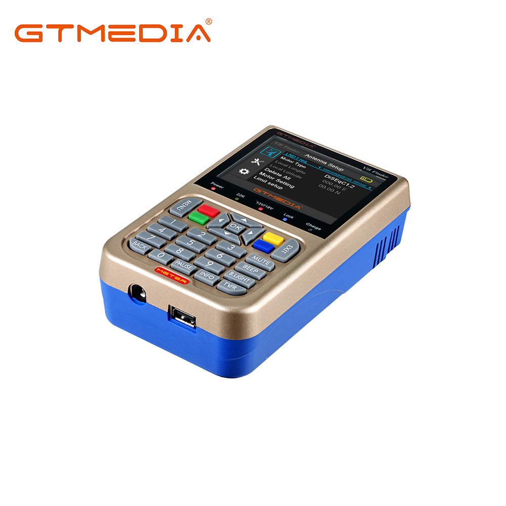 GTMedia V8 Цифровой спутниковый Finder метр с 3,5 дюймов портативный цифровой ЖК-дисплей DVB-S/S2 HD полностью соответствует по низкой цене в наличии на складе