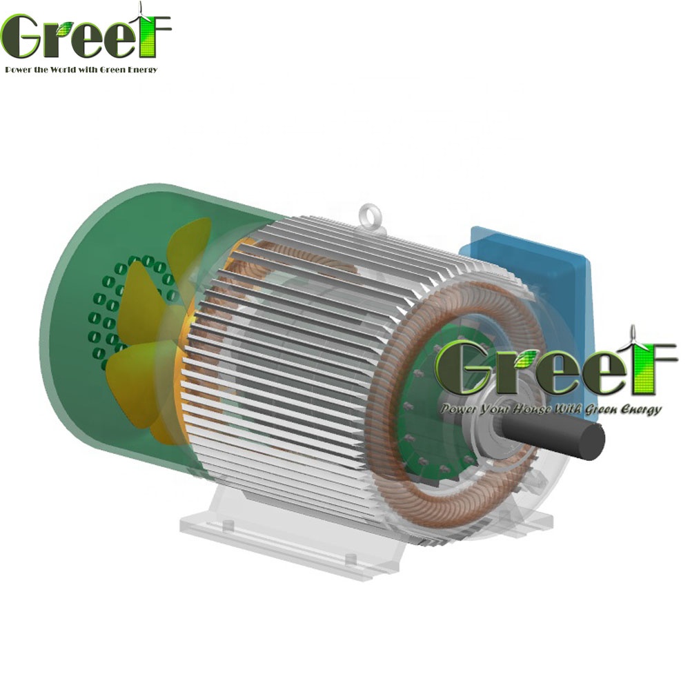 Генератор с постоянным магнитом Greef Energy 50 кВт, магнитный генератор с прямым приводом, распродажа