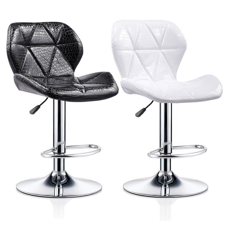 Cheap steel Furniture High Bar Chair Pub Stools Lifting Rotating office Chair leather bar chair