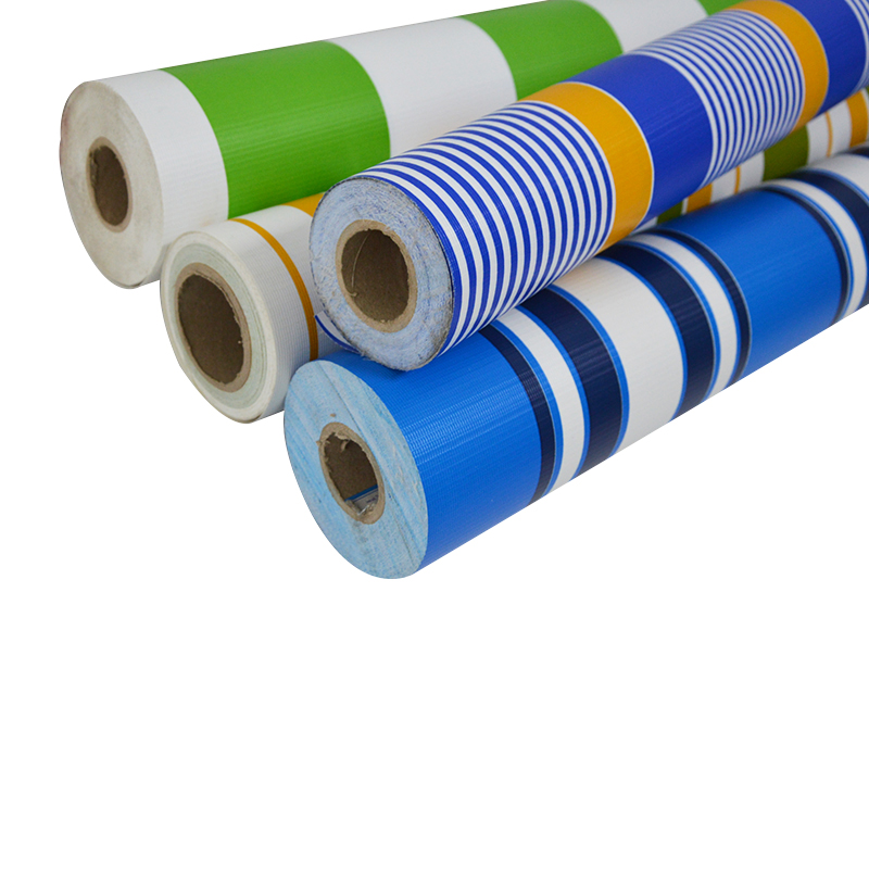 Customized high quality pvc stripe tarpaulin waterproof pvc matarial professional manufacturer