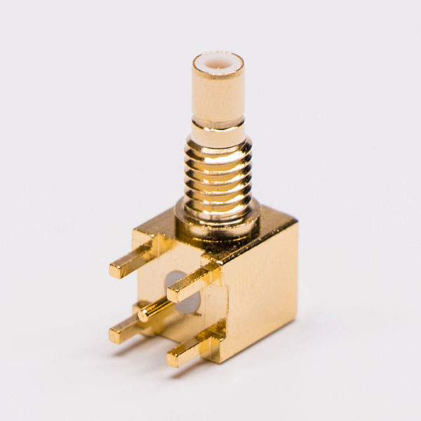 Правый угол 90 градусов SMB RF Женский Разъем RF коаксиальный разъем производители для монтажа на печатную плату