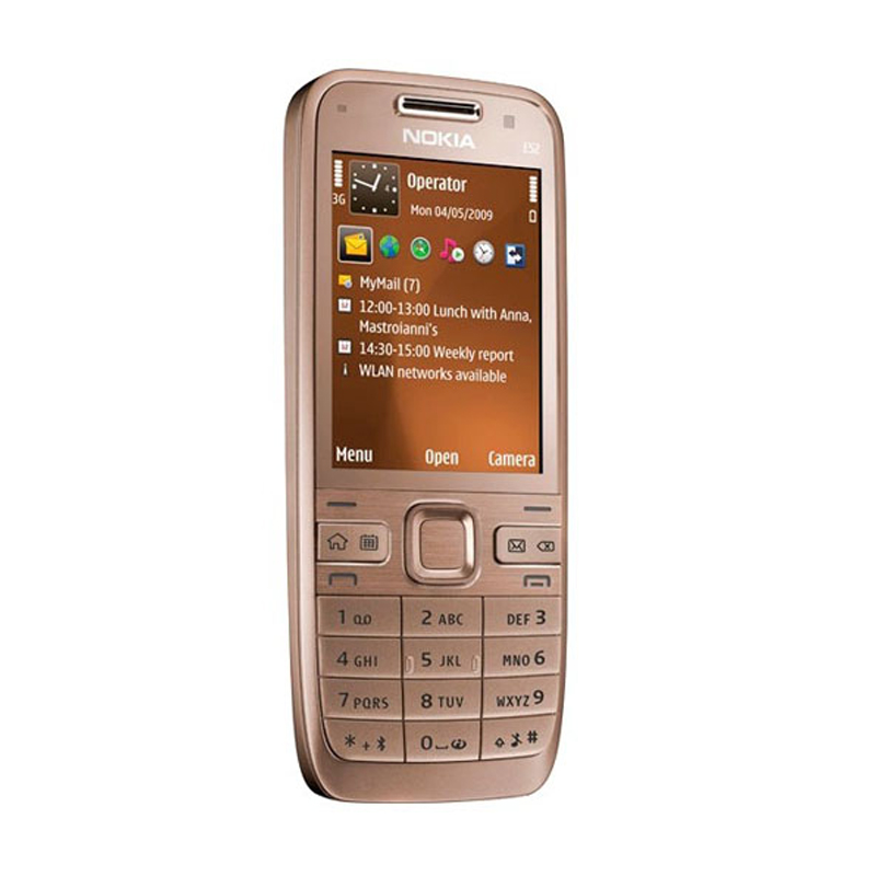 Обновленный сверхтонкий Металлический корпус телефона с камерой для Nokia E52
