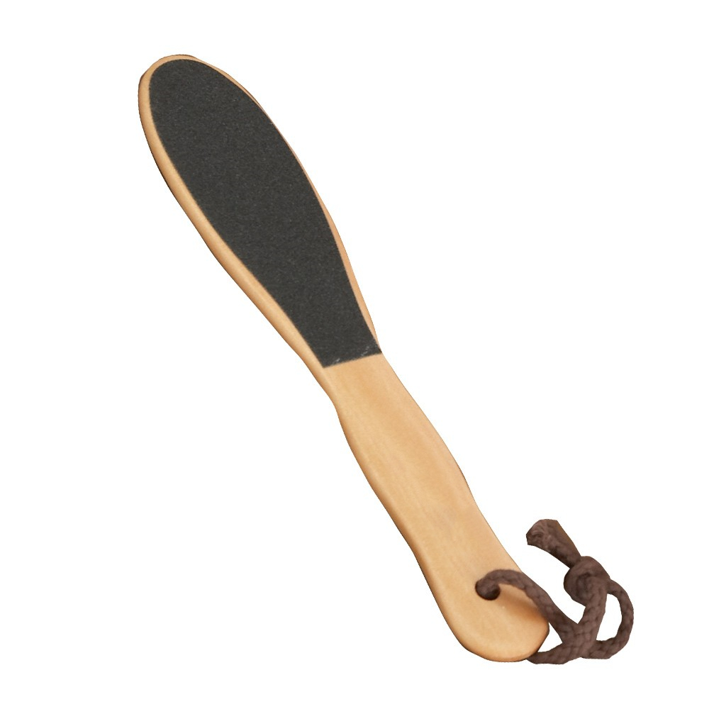 Custom Logo Skin Remove Tool Double Side Exfoliating Beauenty Pedicure Manicure Wood Wooden Foot File