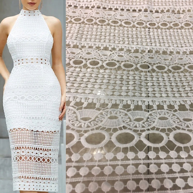 Classic Home Textile Milk Silk Lace Water Soluble Fabric Clothing Accessories LT21099