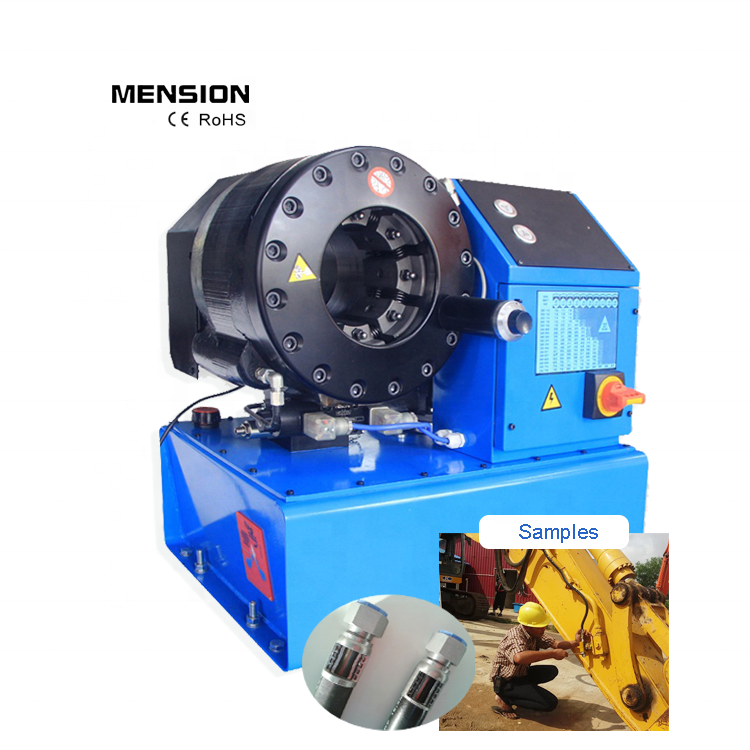 2inch best sale stainless steel braided hydraulic hose pipe crimping piston machine tube press tools with good price MS-E130