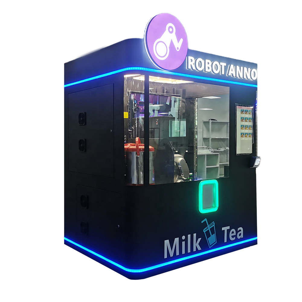Робототехника Arm, умный торговый автомат для молока, чая, кофе, автомат для продажи пузырей и чая