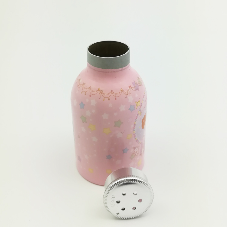 Empty 50g Round Talcum Bottle Baby Powder Bath Salt Aluminum Bottle for Cosmetic