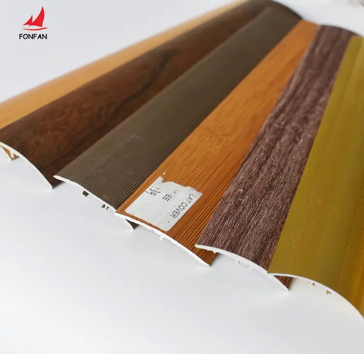 Wood Effect Flooring Accessories Aluminium Tile Trims Floor Trim Transition Strips Metal Profile