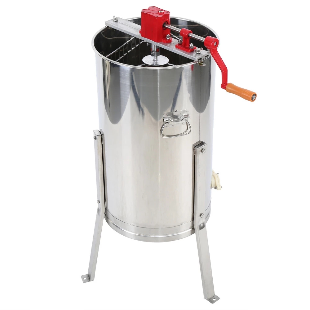 Stainless Steel 3 Frames Honey Spinner Bee Honeycombs Extracting Machine Honey Extractor
