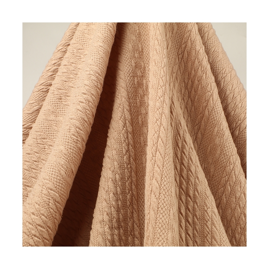 Wholesale exquisite colorful soft women's comfortable middle weight garment sweater knitted fabric