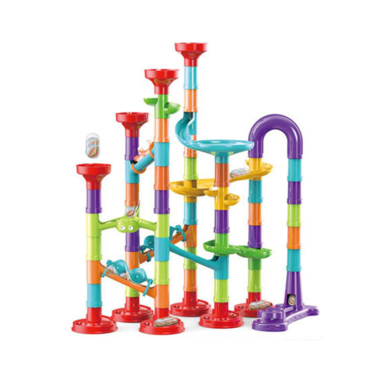 Гениальный мраморный гоночный трек, 93 шт., игрушечный набор Marble run для детских мероприятий