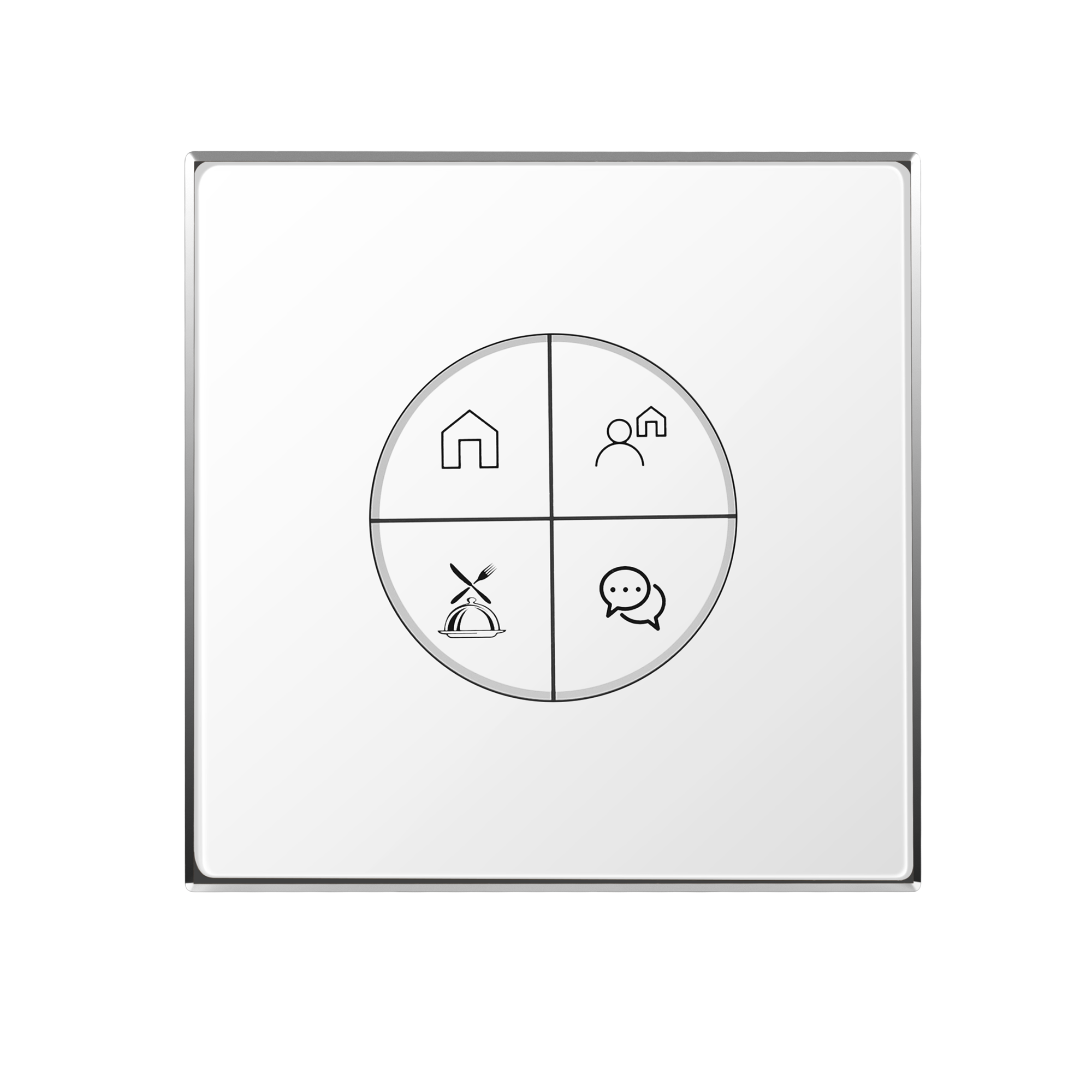 Переключатель ZigBee Crystal panel smart Scene работает с приложением smart life