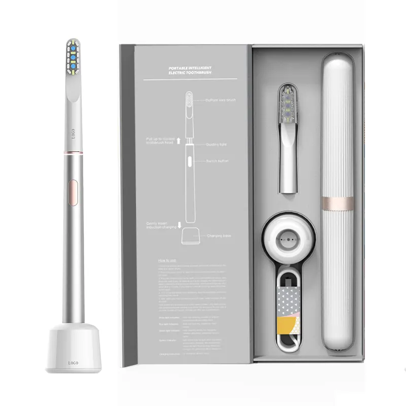 LULA 2021 New Design USB Charging Black Vibrating Electric Toothbrush OEM Ultrasonic Toothbrush Factory