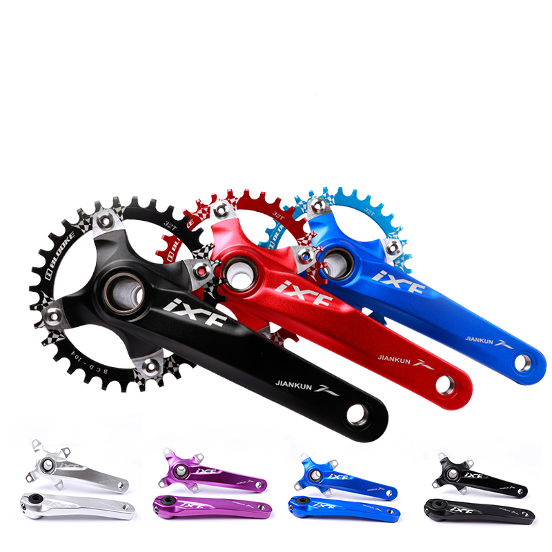 IXF 104mm Mountain Bike Hollow Sprocket Crank 8 9 10 11 Speed Positive And Negative Gear 32T 34T 36T MTB Bicycle Chainring Crank