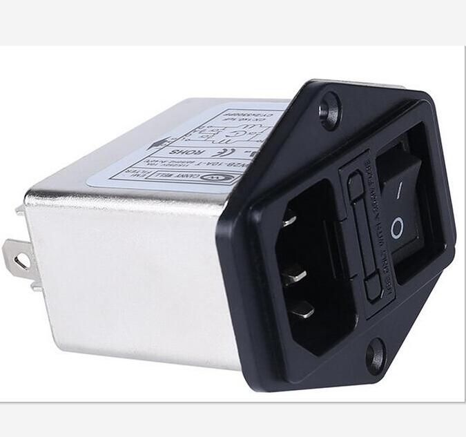 DBI5 6A EMI фильтр с предохранителем и переключателем