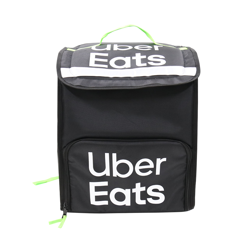Black Thermal insulated Warmer Cooler Bag Food Delivery Pizza Delivery Bags Backpacks Sac Uber Eats