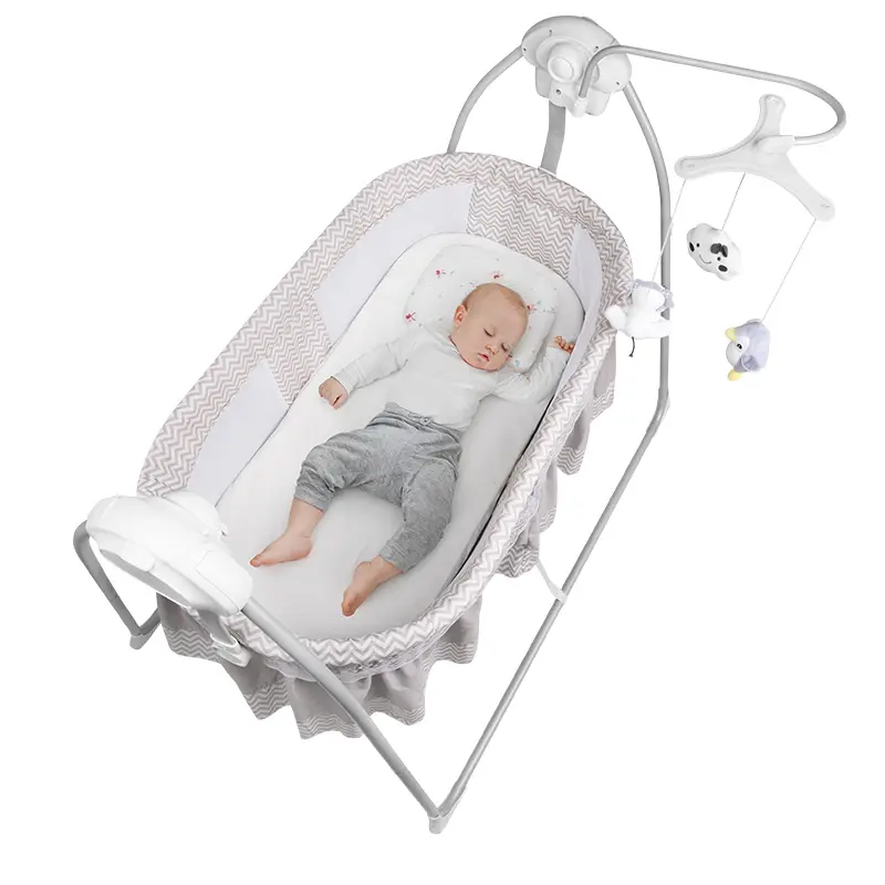 New born baby bed electric crib automatic swing cradle baby crib cot