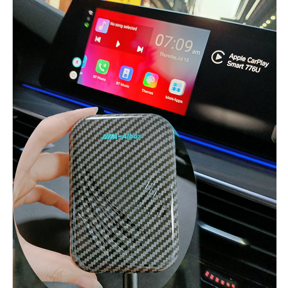 Carplay android box for BMW streaming online tv/youtube/netfilx google map on car screen