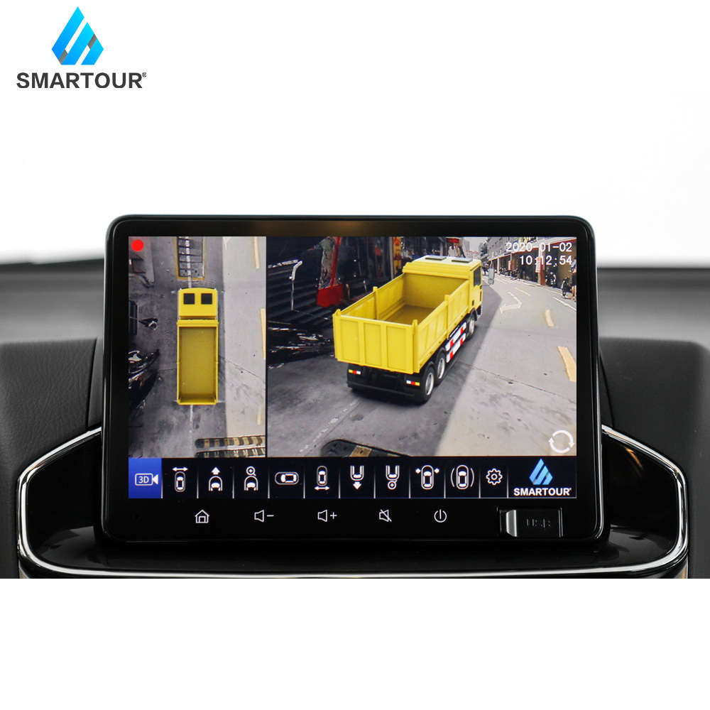 Smartour автобусный грузовик 1080P AHD vga 4K камера панорамная 3D 360 градусов Система обзора птицы Автомобильный видеорегистратор запись помощь при парковке
