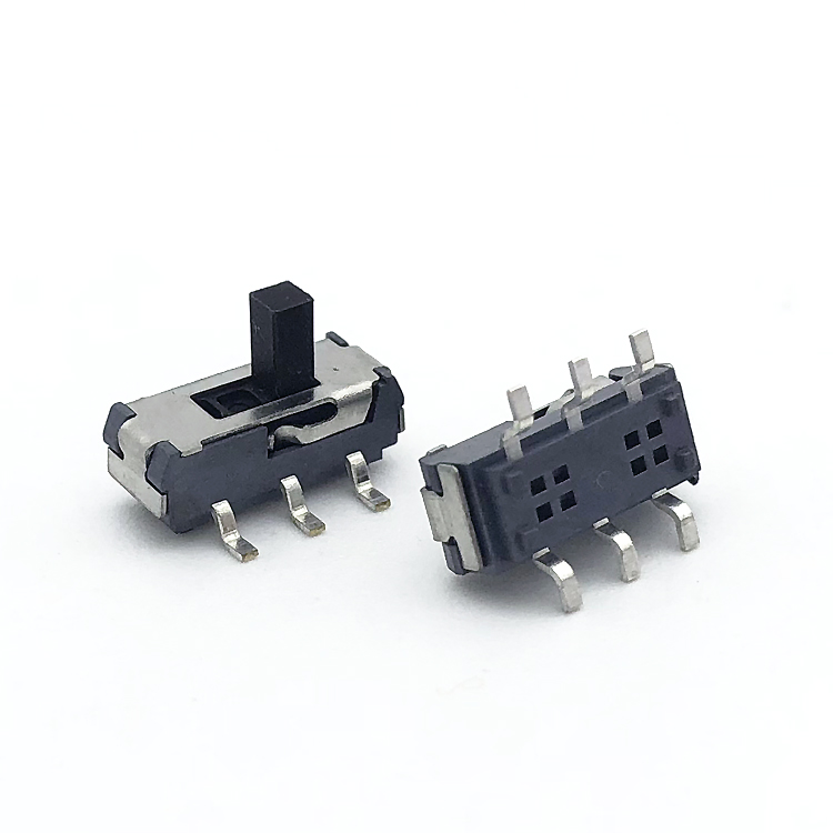 Распродажа smd низкая цена печатного монтажа dpdt 6 pin ползунковый Переключатель SS04F-A-H3