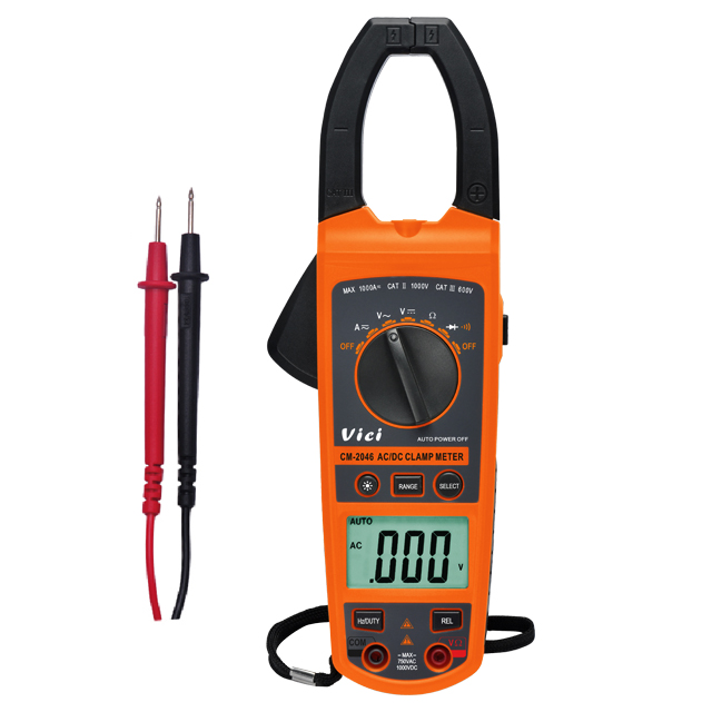 Pinza Amperimetrica 1200A Multimetro Voltimetro AC/DC тестер Temperatura CM-2046