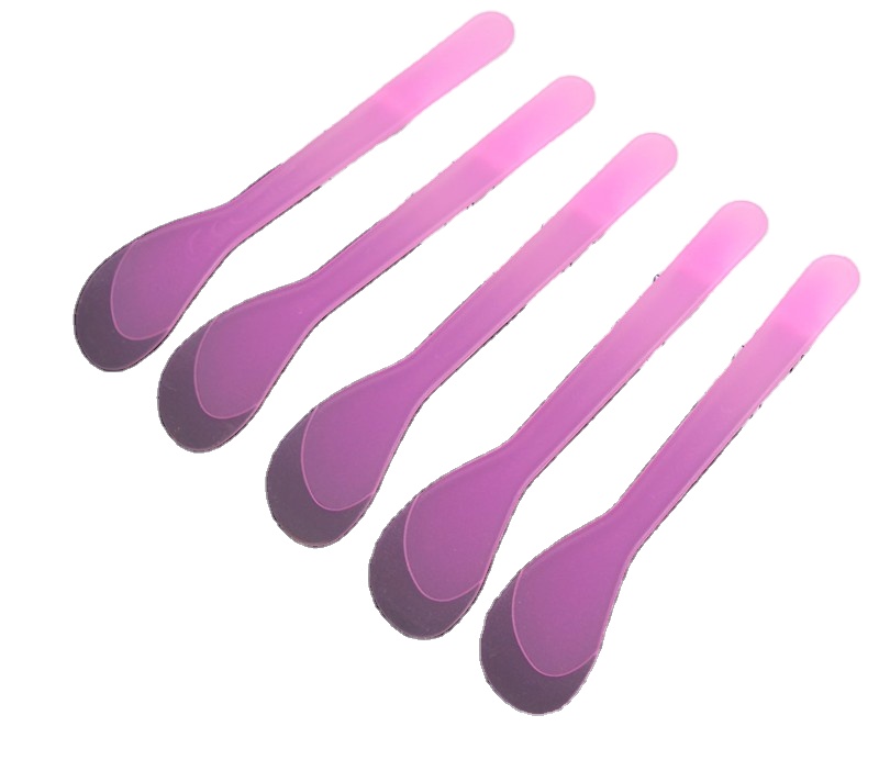 New special design colored novelty measuring spoon disposable plastic spoon