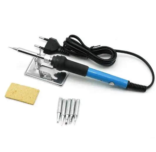 Thermostat electric soldering iron equipment set internal heating electric soldering iron welding tool 60W220V