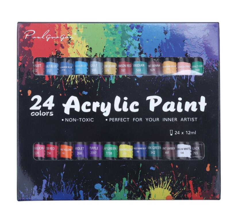 New Design 24 Colors Oil Pigment Acrylic Paint Set